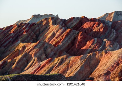 Zhangye Danxia National Geopark Gansu Province Stock Photo 1201421848 ...