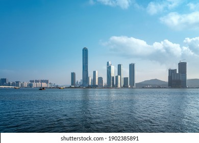 Zhuhai Coastline Scenery And Hengqin Financial Island