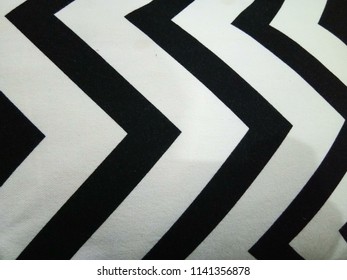 Zig Zag Pattern With Abstract Black and White Background