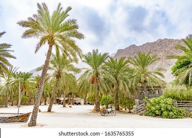 Zighy Bay, Oman - August 13, 2019: Omani Resort at Zighy Bay in Musandam, Oman.
