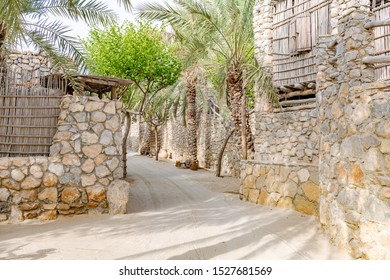 Zighy Bay, Oman - August 15, 2019: Omani Resort at Zighy Bay in Musandam, Oman.