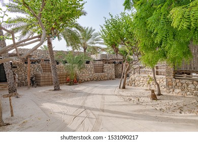Zighy Bay, Oman - August 15, 2019: Omani Resort at Zighy Bay in Musandam, Oman.