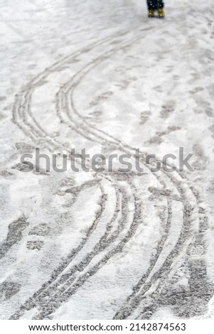 Similar – Image, Stock Photo booze Bad weather Ice