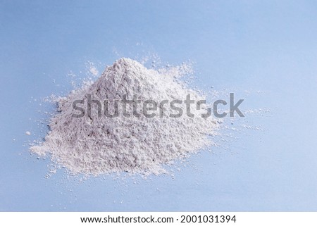 zinc oxide, white powder used as a fungus growth inhibitor in paints and as an antiseptic ointment in medicine