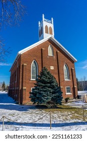 Zion Lutheran Church constructed in 1860 in the city Maple  Vaughan  Ontario  Canada  A National Heritage site 