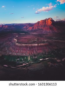 Zion National Park Aerial Shot