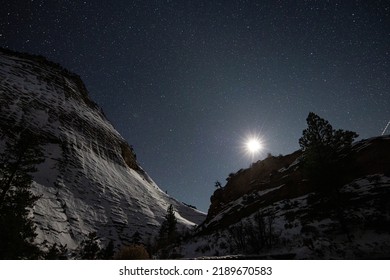 Zion National Park At Night