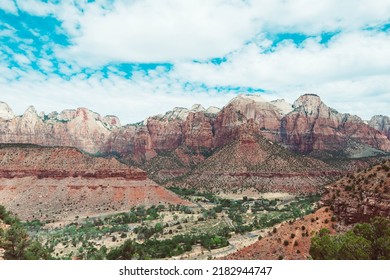 Zion National Park, Utah - View From The Watchman Trail