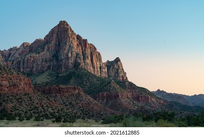 Zion National Park Watchman Tower Mountain