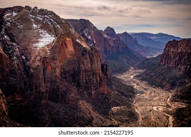 Zion Valley, View From Angels Landing, Zion National Park