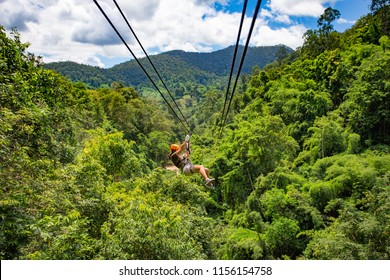 Zipline adventure, Chiang mai, Thailand  - Shutterstock ID 1156154758
