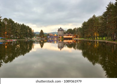 Zlatibor Lake Reflection, Serbia 2018.