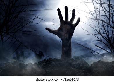 Zombie hand - Shutterstock ID 712651678