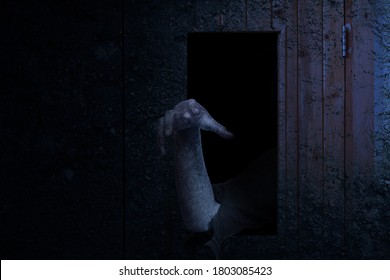 359 Zombie hand door Images, Stock Photos & Vectors | Shutterstock