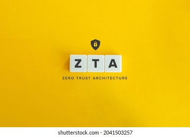 ZTA (Zero Trust Architecture) Banner.	
