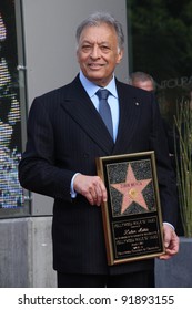 Zubin Mehta At The Zubin Mehta Star On The Hollywood Walk Of Fame, Hollywood, CA. 03-01-11