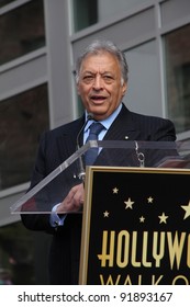 Zubin Mehta  At The Zubin Mehta Star On The Hollywood Walk Of Fame, Hollywood, CA. 03-01-11