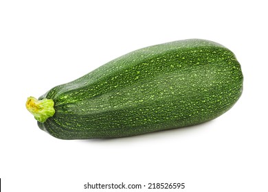 Zucchini Courgette Isolated On White Background