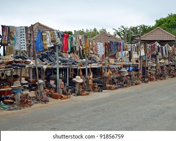 Zulu Market In South Africa, Traditional African Artifacts