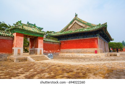 ZUNHUA, HEBEI/CHINA-MAY 30: Eastern Qing Mausoleums scenery-Fragrant concubine cemetery  May 30, 2016 in Zunhua, Hebei, China. It is one of the last dynasty Mausoleum area in China.  