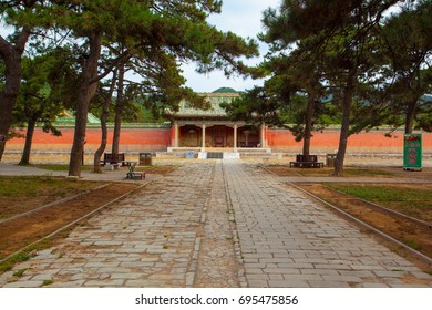 ZUNHUA, HEBEI/CHINA-MAY 31: Eastern Qing Mausoleums scenery on May 31, 2016 in Zunhua, Hebei, China. The Mausoleums is one of the last dynasty Mausoleum area in China. 