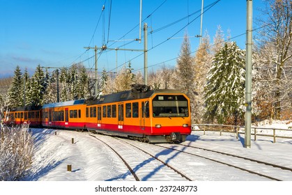 Zurich S-Bahn On The Uetliberg Mountain - Switzerland