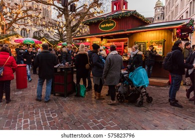 Zurich, Switzerland - 10 December 2016: Zurich Christmas Market