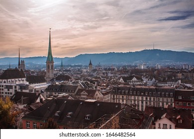 Zurich, View From The ETH Terrace