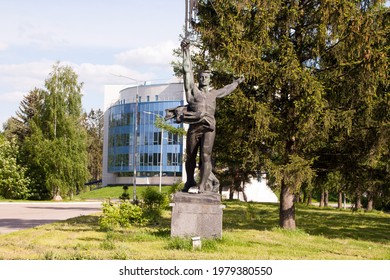 Zvyozdny Gorodok (Star City), Moscow Oblast, Russia - 22 May 2021: Yuri Gagarin Cosmonaut Training Center (GCTC), Monument