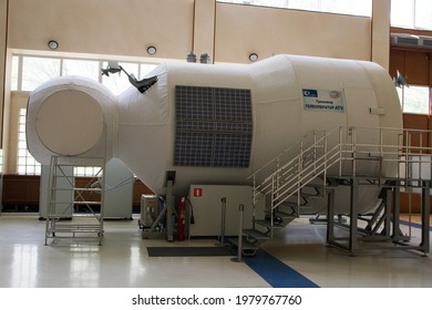 Zvyozdny gorodok (Star City), Moscow Oblast, Russia - 22 May 2021: Yuri Gagarin Cosmonaut Training Center (GCTC), real simulators used to train astronauts