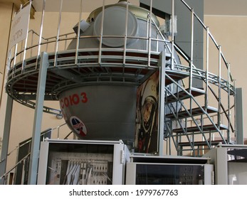 Zvyozdny gorodok (Star City), Moscow Oblast, Russia - 22 May 2021: Yuri Gagarin Cosmonaut Training Center (GCTC), real simulators used to train astronauts