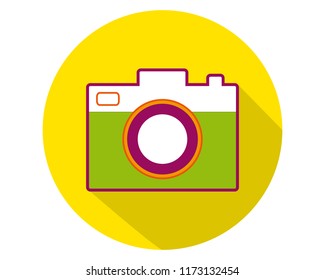 camera　photo　illustration