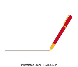 pen　icon　illustration