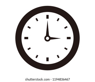 clock　time　symbol