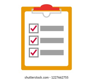 clipboard　checklist　icon