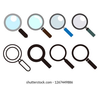 glass　search　icon