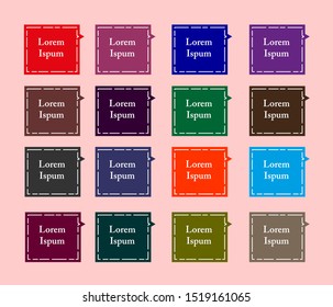 Набор квадратных  баннеров в ретро стиле для сайтов, рекламы, приложений или игр
