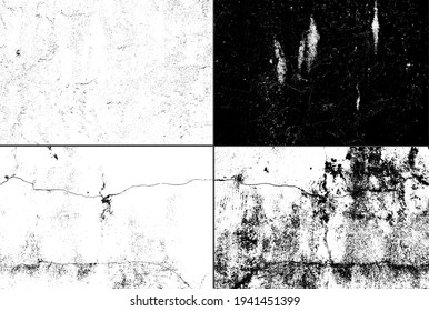 Old broken sanded aged painted facade of rusty smudged daub grime. Rough edges wrinkled plaster of uneven wall. Cracked chipped messy falling stucco. Dirty vintage flaking textured layer for 3D design