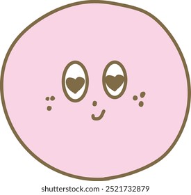 귀여운 만화 표정 이모지 일러스트 드로잉 캐릭터