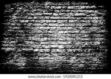 Cracking bumpy chalk stucco on aged antique dirty dusty shabby loft. Messy peeled grungy indoor rot on rustic faded stone. Worn stiff grimy decayed daub. Chipped fractured relief blocks grunge facade Stock photo © 