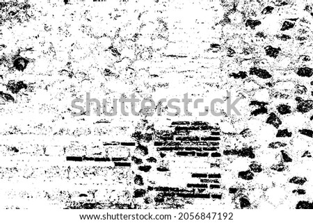 Old grungy retro dirty dusty brick wall of ancient city. Uneven pitted peeled surface brickwork of cellar worn. Ruined shabby stiff blocks. Hard solid messy ragged holes brickwall for 3D grunge design Stock photo © 