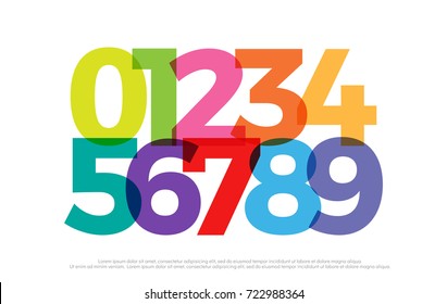 0 1 2 3 4 5 Stock Vector (Royalty Free) 722988364 | Shutterstock