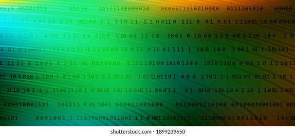 0 1 matrix digits programming code tech vector background with fluid gradient. Zero, one numbers cyber monday sale background. Hacker coding concept, row matrix vector