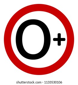 0 age restriction sign on white background. Vector illustration.