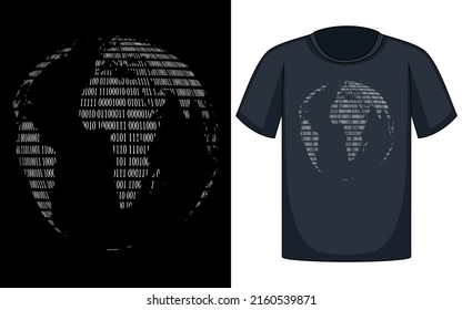 0 Distorted Earth Background Continents Geography 3d Communication Map Planet Globe Random Networking Art Cartography 1 Digital World Internet Wallpaper Distortion Numbers Computers T Shirt