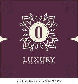 0 letter elegant floral logo design. Creative luxury brand, Real Estate, crest logo,crests,crown,royal, fashion,hotel logo,boutique brand,vector logo template