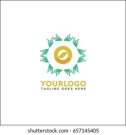 0 letter line circle brand. Vector design template elements for your application or corporate identity. Hand vector illustration logo.