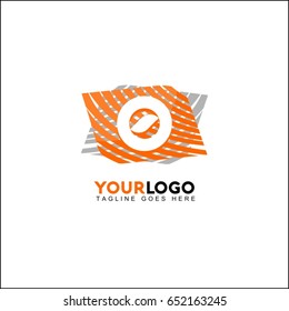 0 Letter Line Logo Design. Graphical mono line feathers set. Vector elements or linear signs. 
