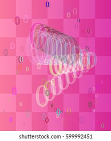 0 Number art background