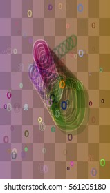 0 Number art design